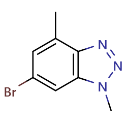 6-bromo-1,4-dimethyl-1H-1,2,3-benzotriazole图片