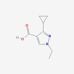 3-cyclopropyl-1-ethyl-1H-pyrazole-4-carboxylicacid图片