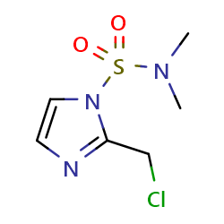 2-(chloromethyl)-N,N-dimethyl-1H-imidazole-1-sulfonamide图片