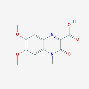 6,7-dimethoxy-4-methyl-3-oxo-3,4-dihydroquinoxaline-2-carboxylicacid图片