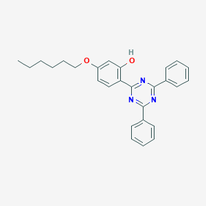 2-(4,6-Diphenyl-1,3,5-triazine-2-yl)-5-[(hexyl)oxy]phenol图片