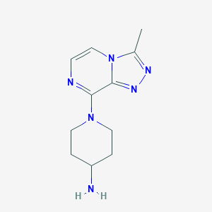1-{3-methyl-[1,2,4]triazolo[4,3-a]pyrazin-8-yl}piperidin-4-amine图片