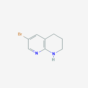 6-Bromo-1,2,3,4-tetrahydro-1,8-naphthyridine图片