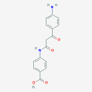 4-{[3-(4-Aminophenyl)-3-oxopropanoyl]-amino}benzoic acid图片