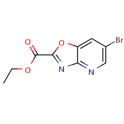 Ethyl6-bromo-[1,3]oxazolo[4,5-b]pyridine-2-carboxylate图片