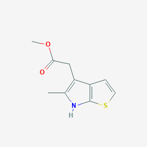 methyl2-{5-methyl-6H-thieno[2,3-b]pyrrol-4-yl}acetate图片