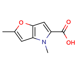 2,4-dimethyl-4H-furo[3,2-b]pyrrole-5-carboxylicacid图片