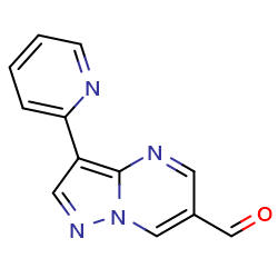3-(pyridin-2-yl)pyrazolo[1,5-a]pyrimidine-6-carbaldehyde图片