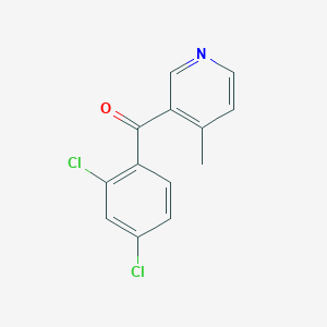 3-(2,4-Dichlorobenzoyl)-4-methylpyridine图片
