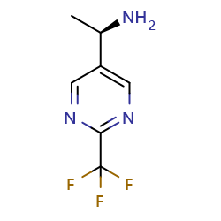 (1R)-1-[2-(trifluoromethyl)pyrimidin-5-yl]ethan-1-amine图片