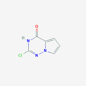 2-Chloro-1H,4H-pyrrolo[2,1-f][1,2,4]triazin-4-one图片