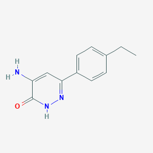 4-amino-6-(4-ethylphenyl)-2,3-dihydropyridazin-3-one图片