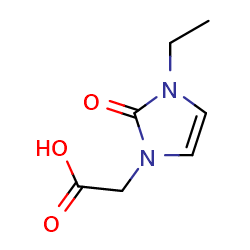 2-(3-ethyl-2-oxo-2,3-dihydro-1H-imidazol-1-yl)aceticacid图片