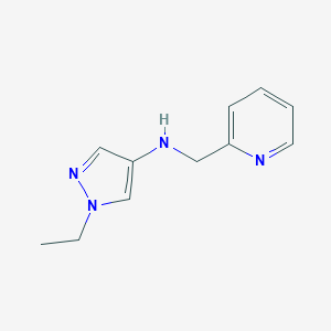 1-ethyl-N-[(pyridin-2-yl)methyl]-1H-pyrazol-4-amine图片