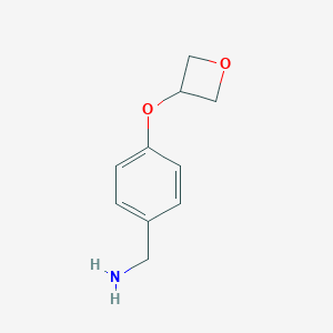 [4-(Oxetan-3-yloxy)phenyl]methanamine图片