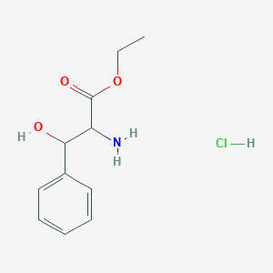 2-Amino-3-hydroxy-3-phenyl-propionic acid ethylester hydrochloride图片