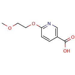 6-(2-Methoxyethoxy)pyridine-3-carboxylicacid图片