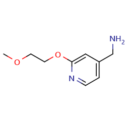 1-[2-(2-methoxyethoxy)pyridin-4-yl]methanamine图片