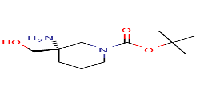 tert-butyl(3S)-3-amino-3-(hydroxymethyl)piperidine-1-carboxylate图片