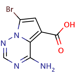 4-amino-7-bromopyrrolo[2,1-f][1,2,4]triazine-5-carboxylicacid图片
