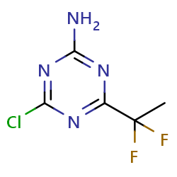 4-chloro-6-(1,1-difluoroethyl)-1,3,5-triazin-2-amine图片
