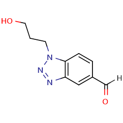 1-(3-hydroxypropyl)-1H-1,2,3-benzotriazole-5-carbaldehyde图片