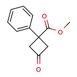 3-oxo-1-phenyl-cyclobutanecarboxylicacidmethylester图片