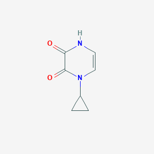 1-cyclopropyl-1,2,3,4-tetrahydropyrazine-2,3-dione图片