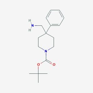 Tert-butyl4-(aminomethyl)-4-phenylpiperidine-1-carboxylate图片