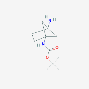 Tert-butyl4-aminobicyclo[2,1,1]hex-1-ylcarbamate图片