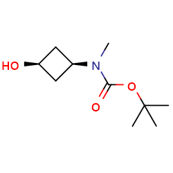 Tert-butylN-(trans-3-hydroxycyclobutyl)-N-methylcarbamate图片