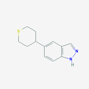 5-(Tetrahydrothiopyran-4-yl)-1H-indazole图片