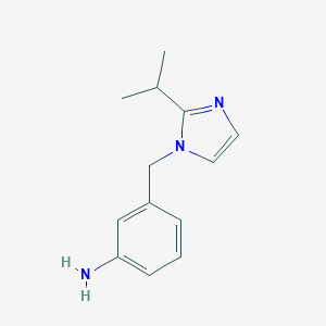 3-{[2-(Propan-2-yl)-1H-imidazol-1-yl]methyl}aniline图片