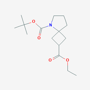 5-Tert-butyl2-ethyl5-azaspiro[3,4]octane-2,5-dicarboxylate图片
