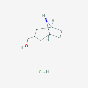 (1R,3r,5S)-8-Azabicyclo[3,2,1]octan-3-ylmethanolhydrochloride图片
