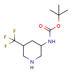 Tert-Butyl(5-(trifluoromethyl)piperidin-3-yl)carbamate图片