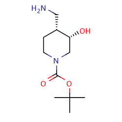 Tert-butyl(3s,4r)-4-(aminomethyl)-3-hydroxypiperidine-1-carboxylate图片