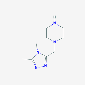 1-[(Dimethyl-4H-1,2,4-triazol-3-yl)methyl]piperazine图片