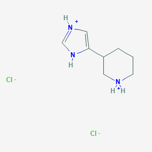 3-(1H-imidazol-3-ium-4-yl)piperidin-1-ium dichloride图片