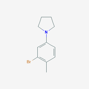 1-(3-Bromo-4-methylphenyl)pyrrolidine图片