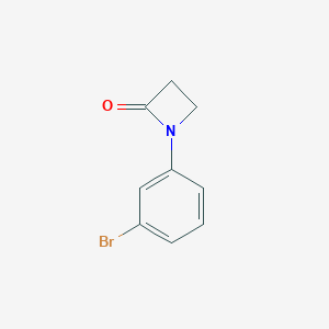 1-(3-Bromophenyl)azetidin-2-one图片