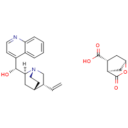 (1R,4R,5R)-3-Oxo-2-oxabicyclo[2,2,1]heptane-5-carboxylicacidcinchonidinesalt图片