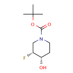 Tert-butyl(3R,4S)-3-fluoro-4-hydroxypiperidine-1-carboxylate图片