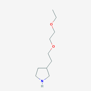 3-[2-(2-Ethoxyethoxy)ethyl]pyrrolidine图片