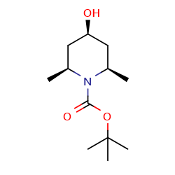 Tert-butyl(2R,4r,6S)-rel-4-hydroxy-2,6-dimethylpiperidine-1-carboxylate图片
