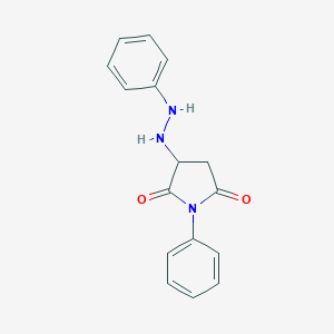 1-phenyl-3-(2-phenylhydrazino)pyrrolidine-2,5-dione图片