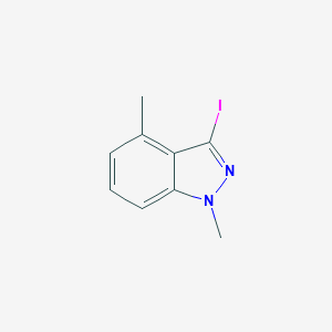 3-iodo-1,4-dimethyl-1H-indazole图片
