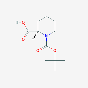 (R)-1-(Tert-Butoxycarbonyl)-2-methylpiperidine-2-carboxylicacid图片