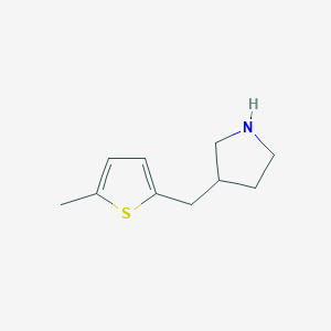 3-[(5-methylthiophen-2-yl)methyl]pyrrolidine图片