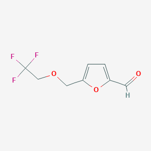 5-[(2,2,2-trifluoroethoxy)methyl],122,2111,-2-carbaldehyde图片